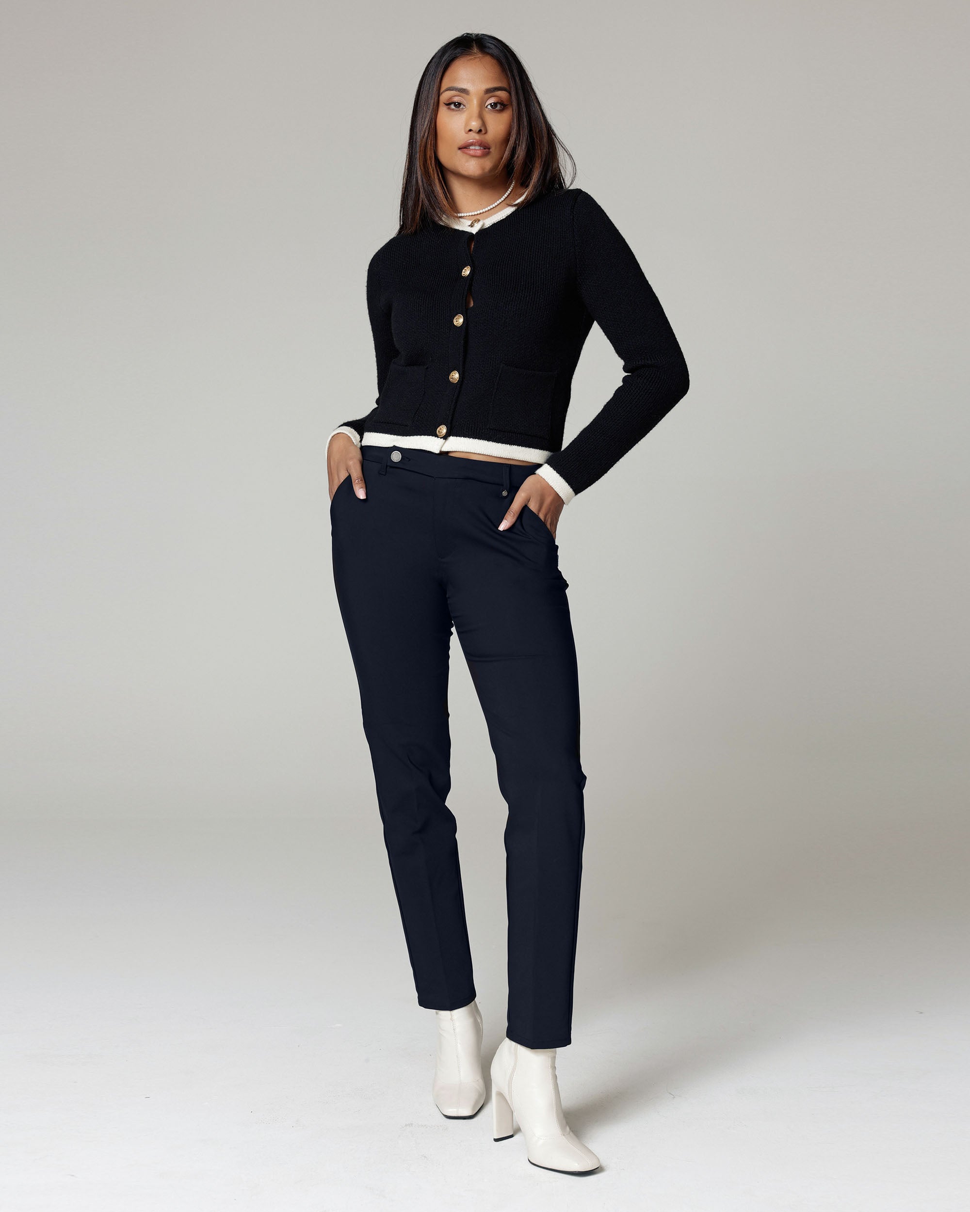 Navy Chinos | The Latina Main image