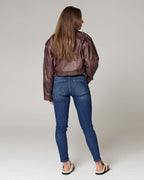 Mid Blue Skinny Jeans | The Sandra