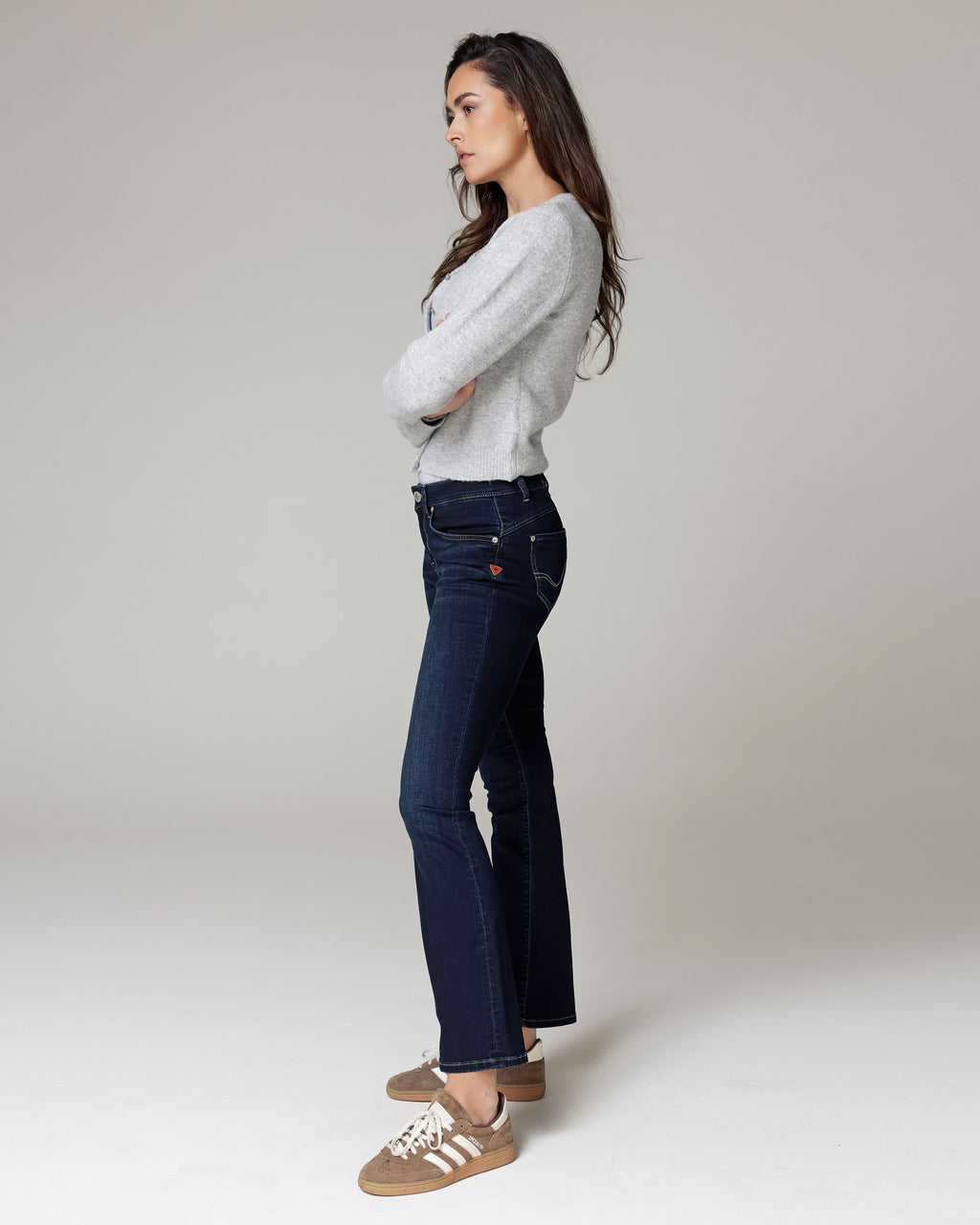 Dark Blue Straight Jeans | The Belinda