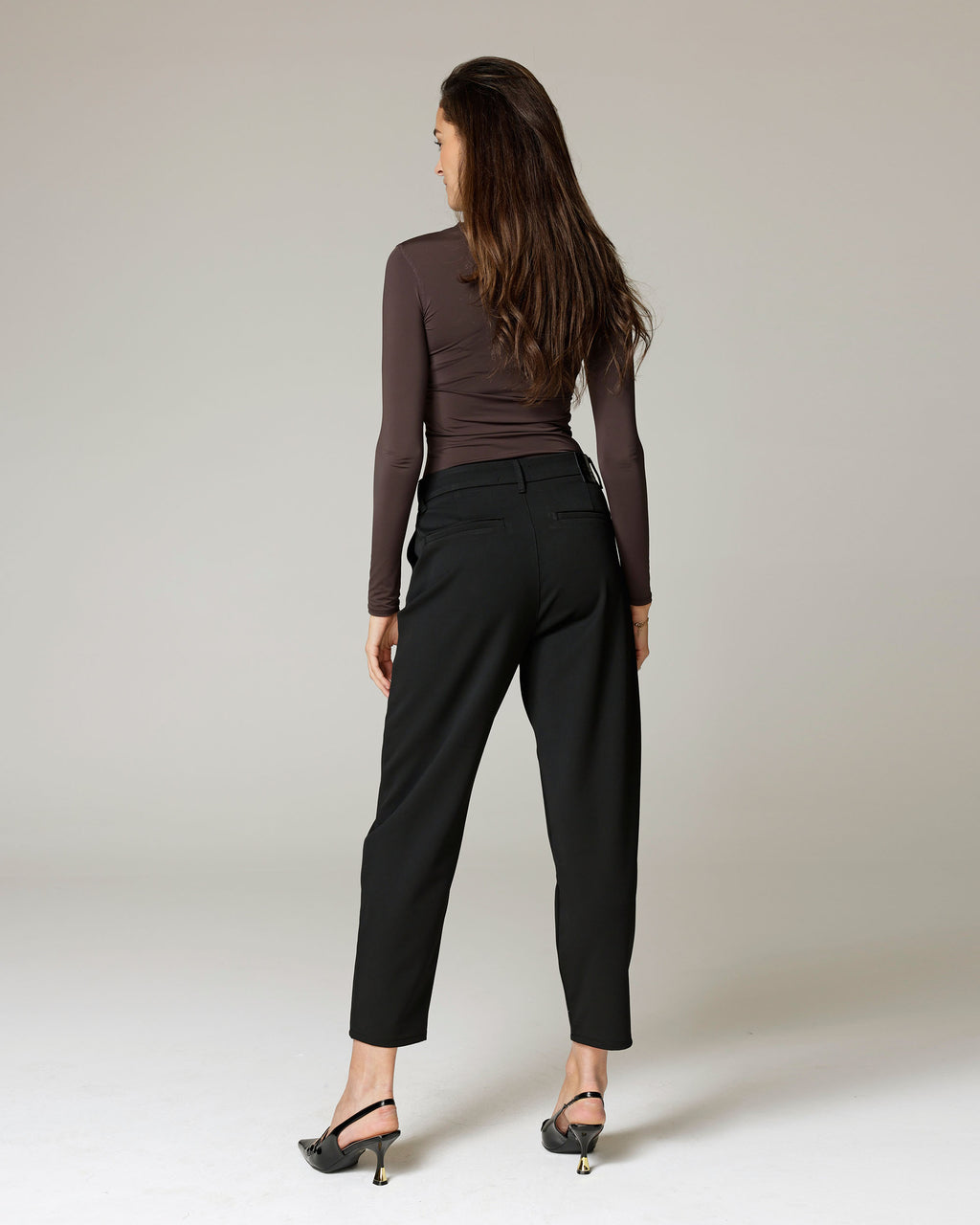 Zwarte Barrel Jeans | The Anabel