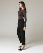 Zwarte Barrel Jeans | The Anabel