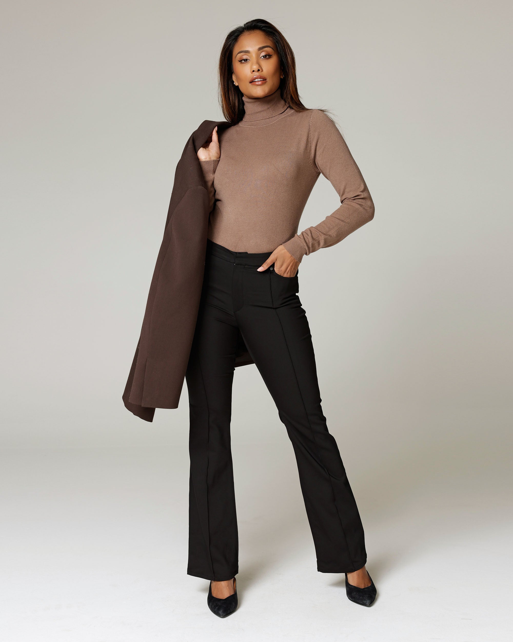 Zwarte Tailored Broek | The Donna