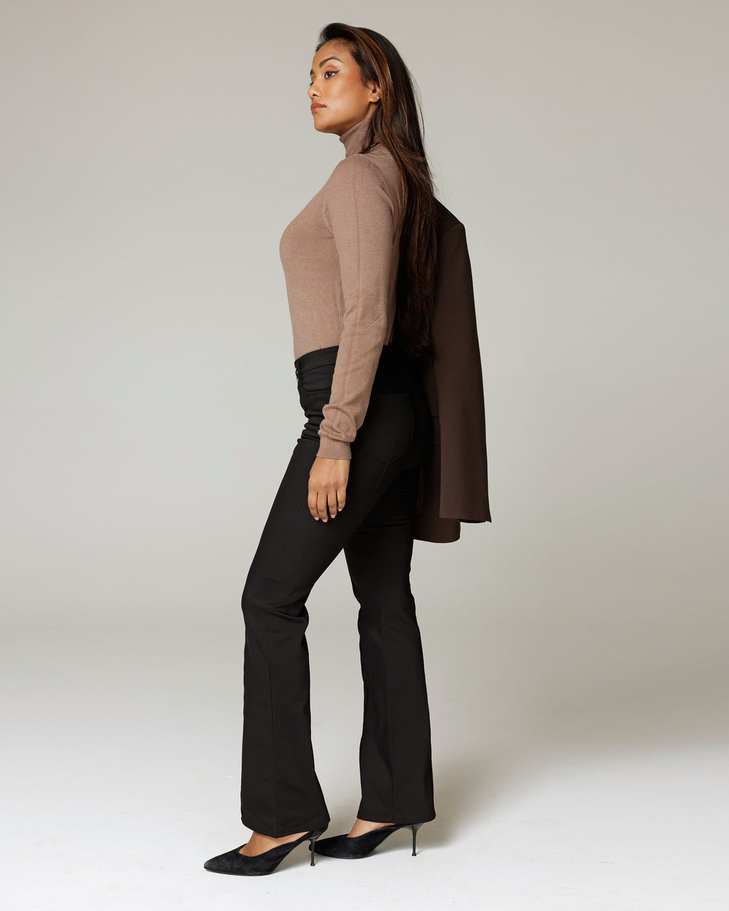 Zwarte Tailored Broek | The Donna