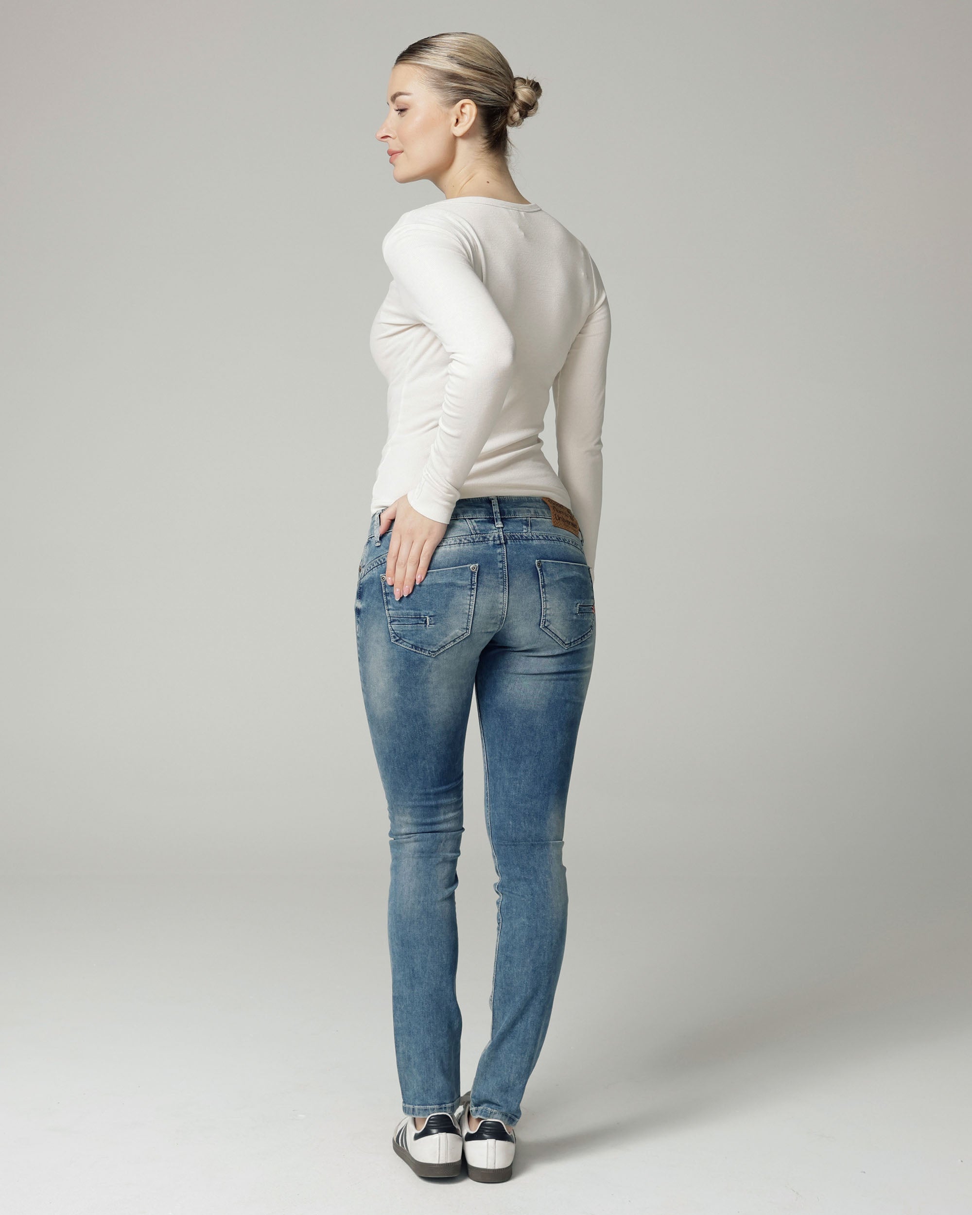 Used Effect Wash Slim Jeans | The Sun