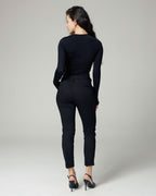Zwarte Slim-Tapered Chino | The Lea