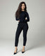 Zwarte Slim-Tapered Chino | The Lea