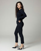 Zwarte Slim-Tapered Chino | The Lea