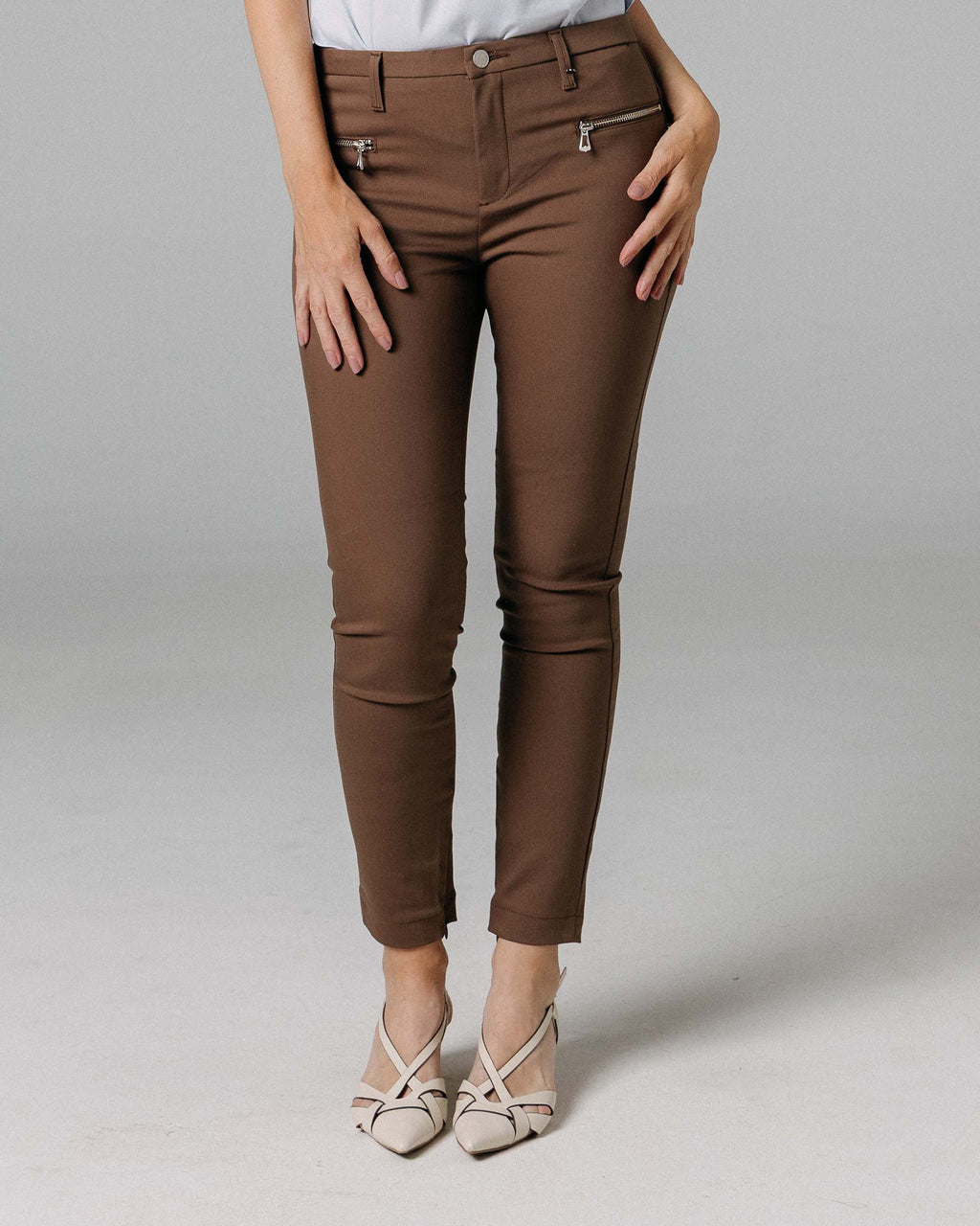 Coffee Skinny Broek | The Elisa
